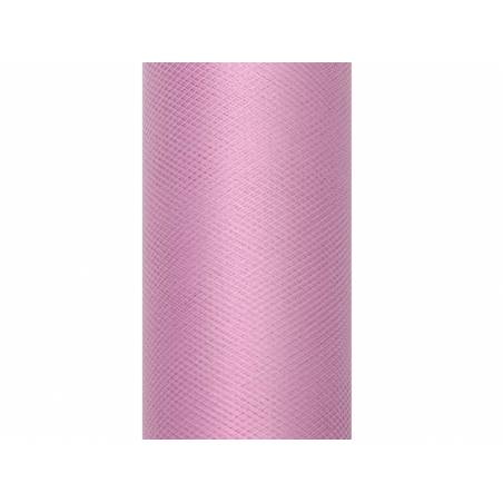 Tulle Uni rose poudré 03 x 9m 