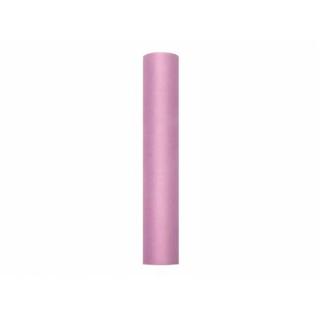 Tulle Uni rose poudré 03 x 9m 