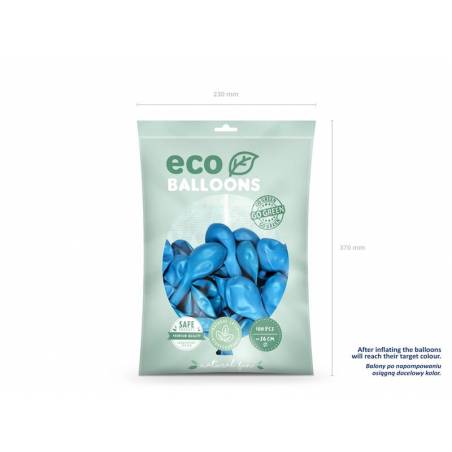 Ballons Eco 26cm bleu clair 