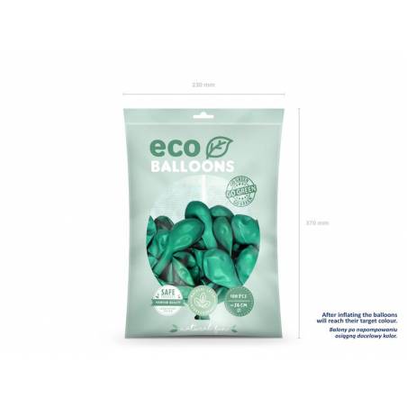 Ballons Eco 26cm menthe foncée 