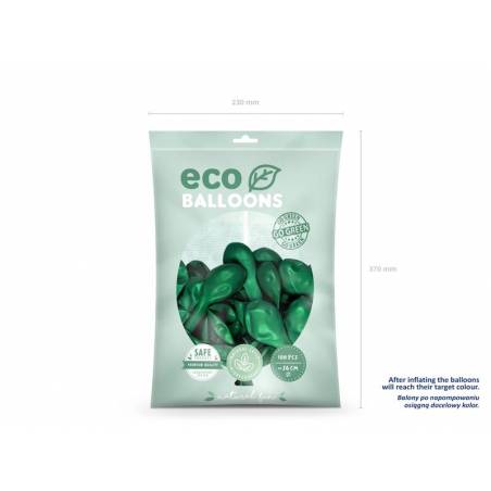 Ballons Eco 26cm vert 