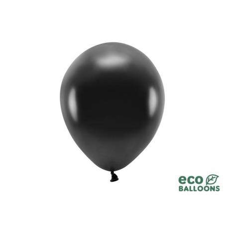 Ballons Eco 26cm métallique noir 