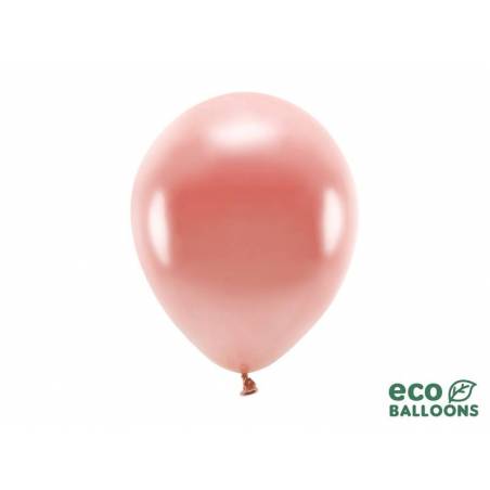 Ballons Eco 26cm métallique or rose 