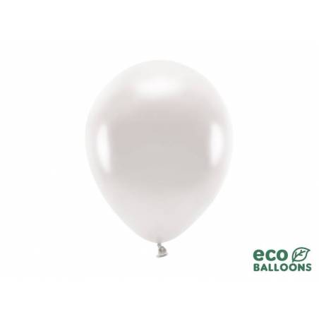 Ballons Eco 26cm métallique perle 