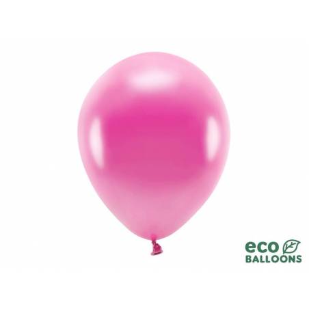 Ballons Eco 30cm fuchsia métallique 