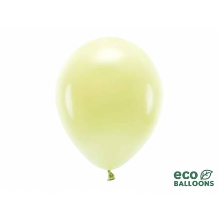 Ballons Eco 30cm jaune clair pastel 