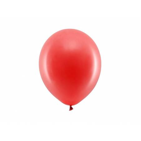 Ballons Rainbow 23cm rouge pastel 