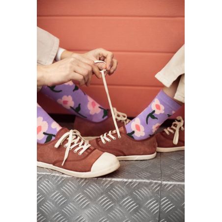 Chaussettes Fleurs, mélange, 36-41 