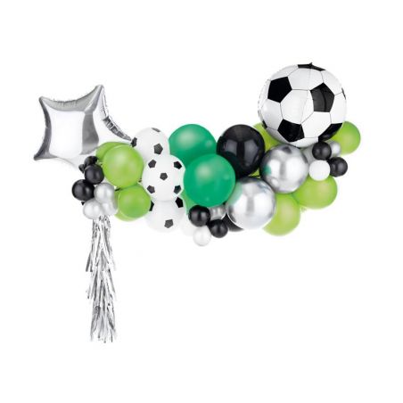 Guirlande de ballons - Football, mix, 150x126cm 