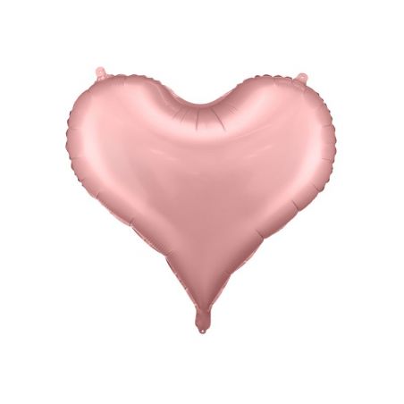 Ballon en feuille Coeur, 75x64,5 cm, rose clair 