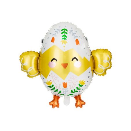 Ballon en feuille Chick, 78.5x64.5cm, mélange 