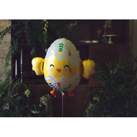 Ballon en feuille Chick, 78.5x64.5cm, mélange 