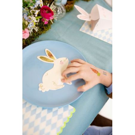 Serviettes de table Bunny mix 14x15 cm 