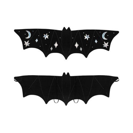 Costume - ailes de chauve-souris, noires 