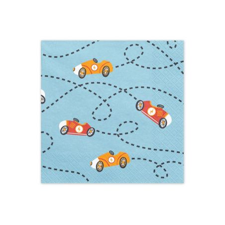 Serviettes Cars 33x33 mix 