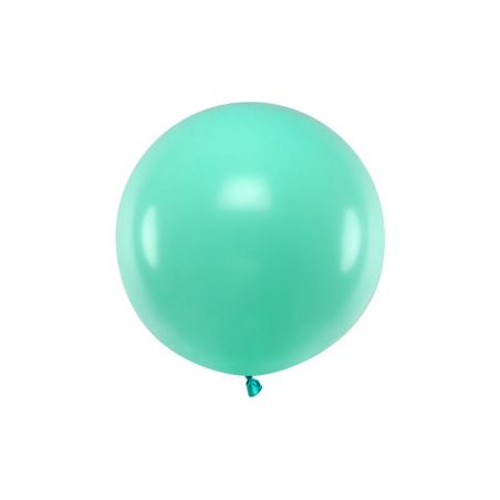 Ballon rond 60 cm, aigue-marine pastel 