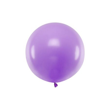 Ballon rond 60 cm, bleu lavande pastel 