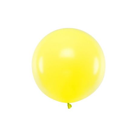 Ballon rond 60 cm, Pastel Lemon Zest 