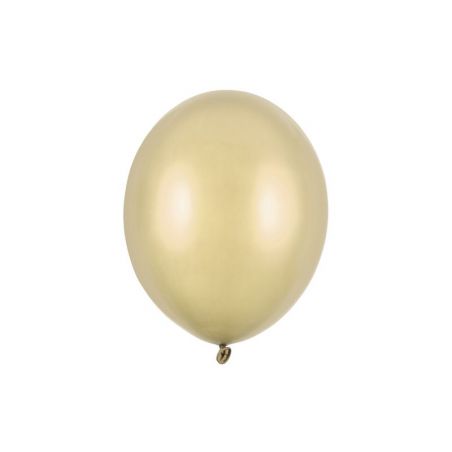 Ballons de baudruche 30 cm or froid métallisé 