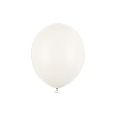 Ballons de baudruche 30 cm blanc cassé pastel 