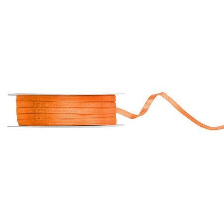 Ruban de satin, orange, 3mm/50m 