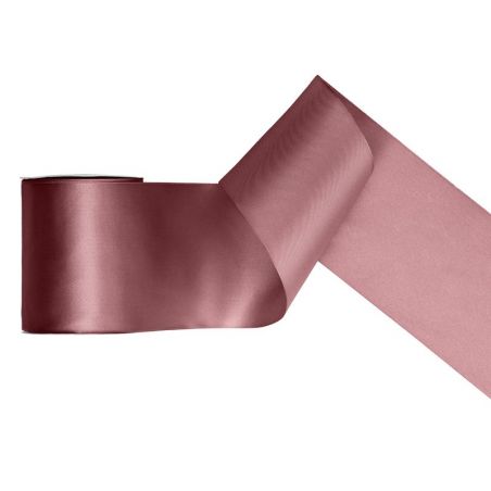 Ruban de satin, rose foncé, 100mm/25m 