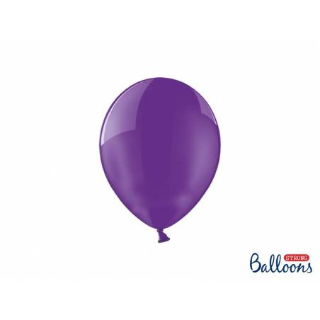 Ballons forts 23cm cristal violet 