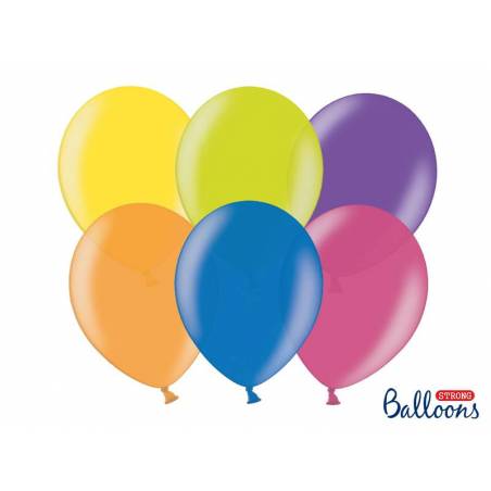 Ballons forts 27cm mélange métallique 