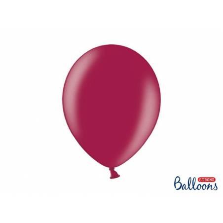 Ballons forts 30cm Bordeaux métallisé 