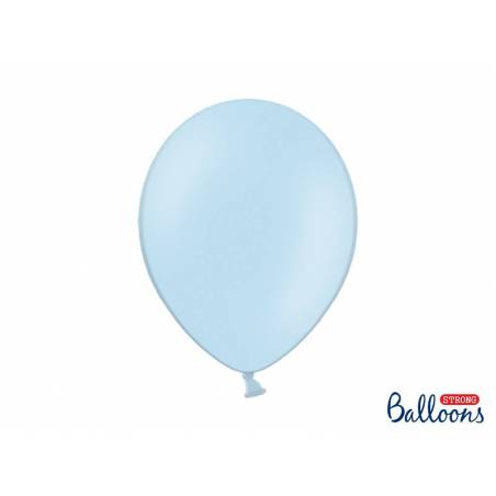 Ballons forts 30cm bleu pastel 