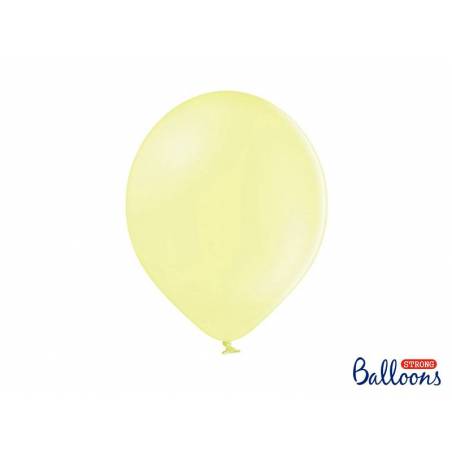 Ballons forts 30cm jaune pâle pastel 