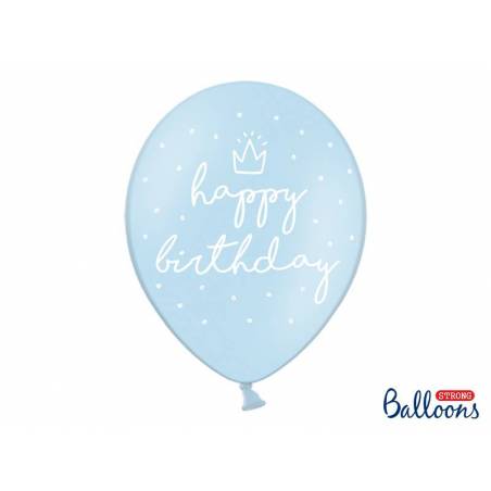 Ballons forts 30cm heureux ... P. B. Bleu 