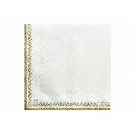 Calice de serviette blanc 33 x 33 cm 